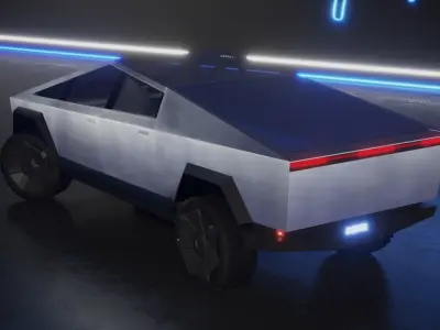 cyber truck  3D model by jonnydeppep