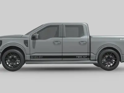 Shelby F-150 Super Snake 2024 Low-poly 3D model