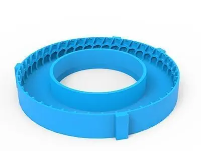 Truck Tire Mold 3D print model