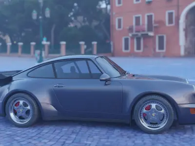 Porsche 911 turbo 3D model