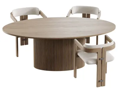 Dining table FIVORIANA 3D model