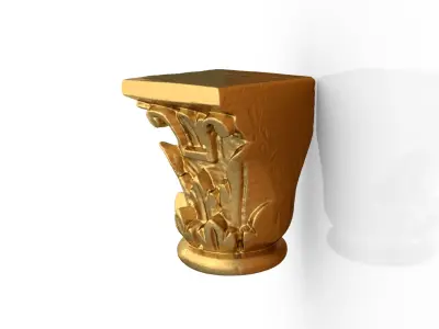 Classic decor ornament carved 05 3D model