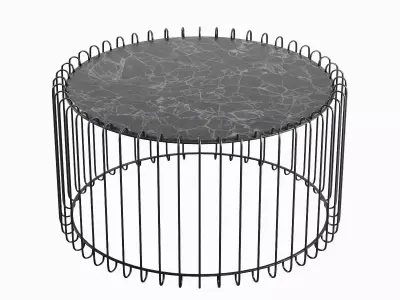 Wire Coffee Table 02 3D model