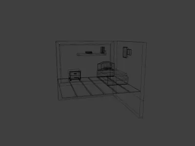 Little Room Free low-poly 3D model