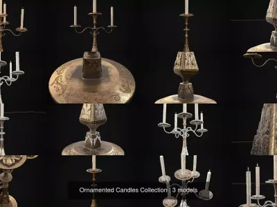 Ornamented Candles Collection