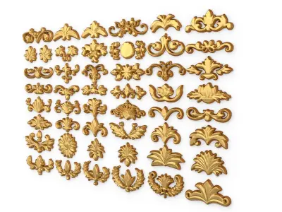 Acanthus Leaves Collection 21 3D print model