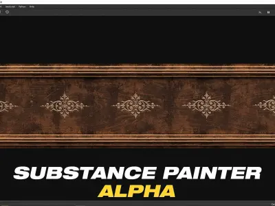 75 Ornament Alphas  VDM Brushes Vol 1 3D model