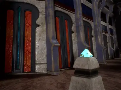 Building 4b Low-poly 3D model