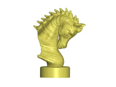 horse head 3D model get