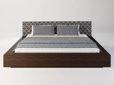 Modern Bed 3D model