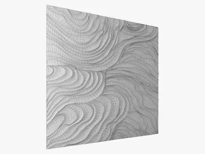 wave wall 30 3D model