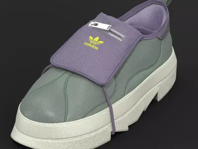Adidas Puffylette 3D model