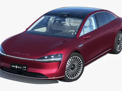 2024 Huawei HIMA STELATO S9 with interior  3D model