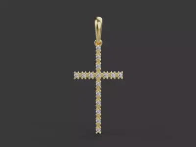 Cross Pendant 53739 3D print model