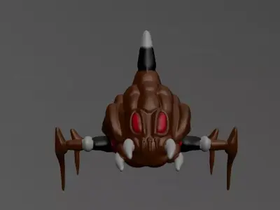 Warrior Ant Low-poly 3D model