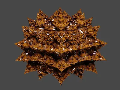 religion kaleidoscope decorative accessories 3D model