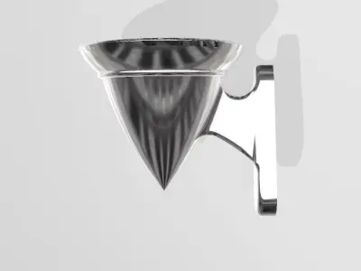 Vintage Racing mirror for scale autos 1 24 scale  3D print model