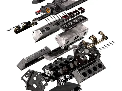 Engine n1 3D model
