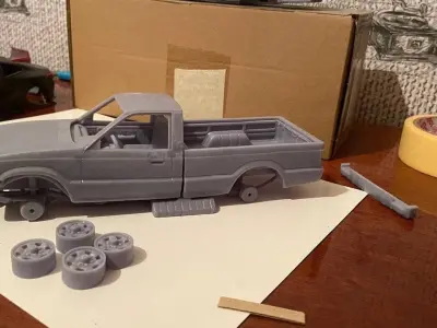 MAZDA B2000 1986 3D print model