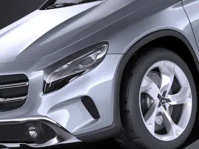 Mercedes Benz GLA Concept 2014 VRAY 3D model
