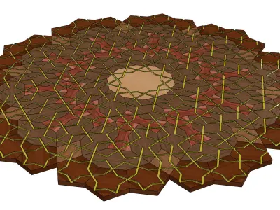 Girih game 3D model