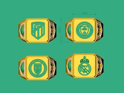Soccer Ring 3D print model