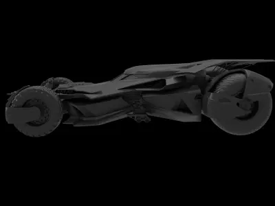 Batmobile  3d Printed 3D print model
