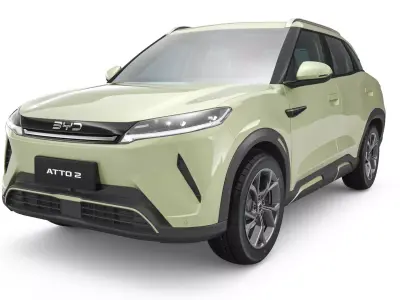2025 BYD Atto 2 With Interior 3D model