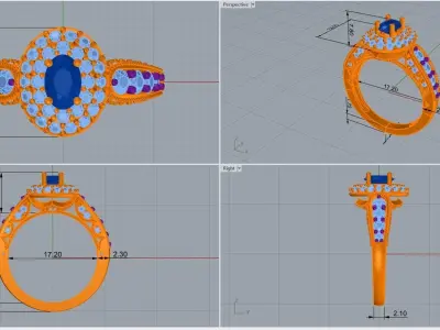ring code 94 3D print model