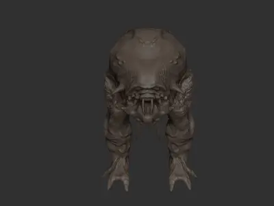 Hell hunter monster 3D model