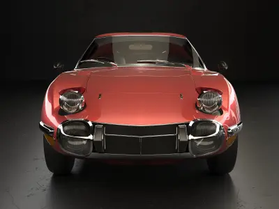 Toyota 2000 GT 3D model
