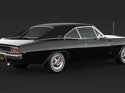 1968 Dodge Charger RT 3D model