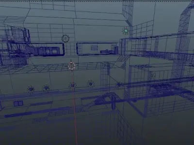Half life train map  Low-poly 3D model