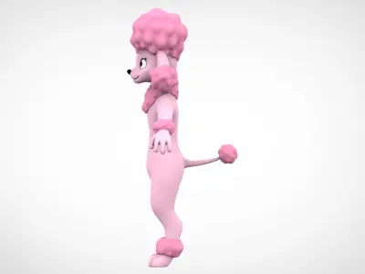 Poodle Coco 3D model