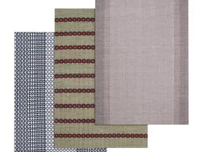 Rug Set  248 3D model