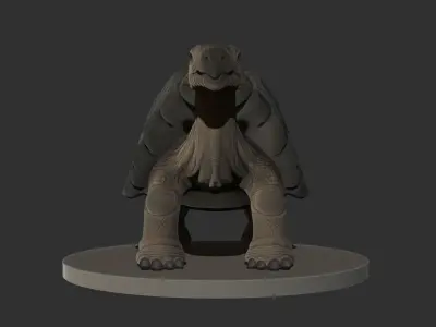 Tortoise 3D High Poly Model 3D model