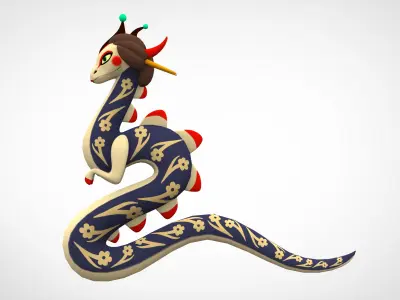 Asian Dragon 3D model