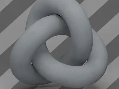 Grey Plaster Wall Free 3D model