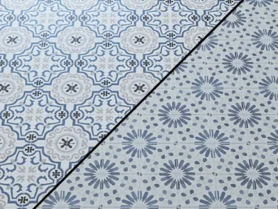 AdessiRoyal Blue Matte Porcelain Tile 3D model