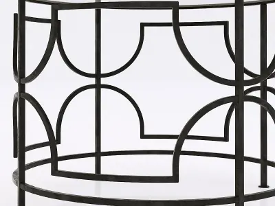 Cyan Designs Edged Rhombus Table 3D model