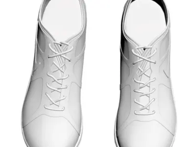 Woman sneakers 3D model