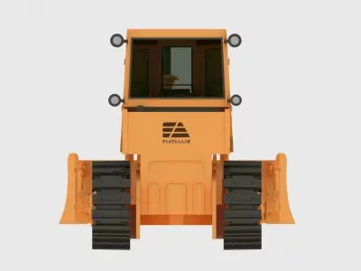 TRACTOR FD14E-FIATALLIS 3D model