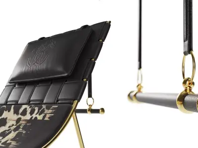 Roberto Cavalli Papeete Chaise Longue 3D model 3D model