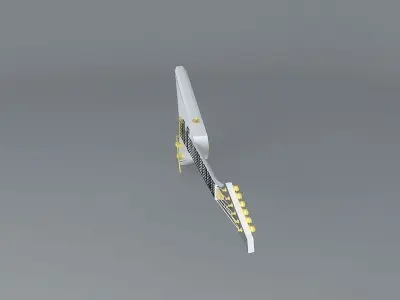 Jackson Randy Rhoads model guitar Free 3D model