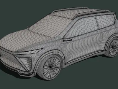 Crossover Car 3D model