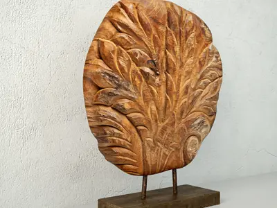 Piece of Wood With a Base by ZARA HOME 3D model