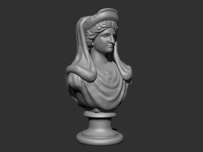 the princess bust of aphrodite 3D print model