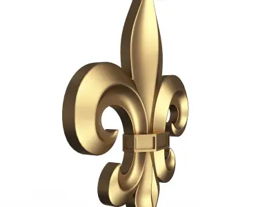 Carved Plaster Molding Decoration 019 Low-poly 3D model