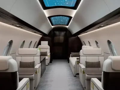 Private Jet Interior 3D model