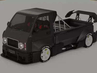 Suzuki Carry V10 Widebody Kit 3D model